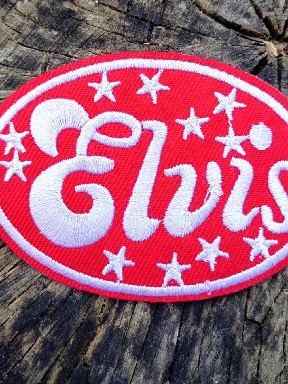 BAND PATCH- Elvis (Red) - Picture 2 of 5